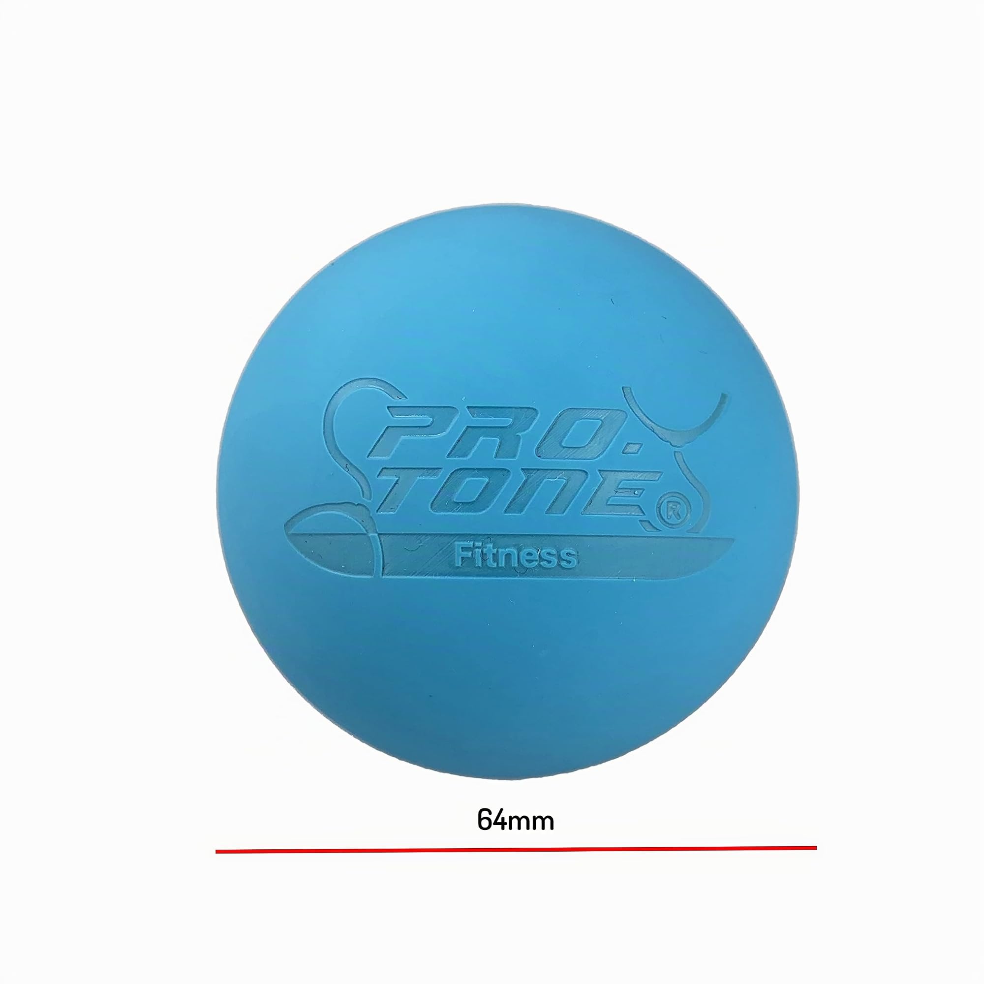 PROTONE Lacrosse Bola para Punto de activación Masaje/rehabilitación/Fisioterapia/Crossfit (Azul)
