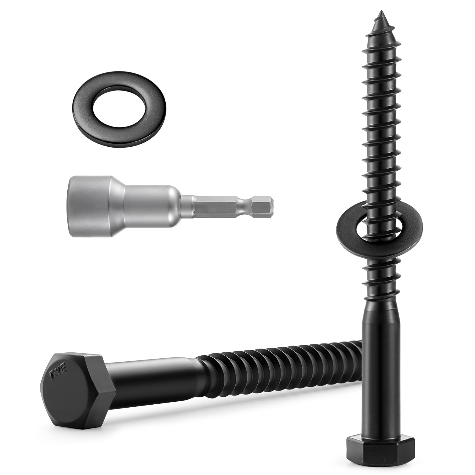 Stainless Steel Lag Screws - 12 Sets, FREE SHIPPING -8