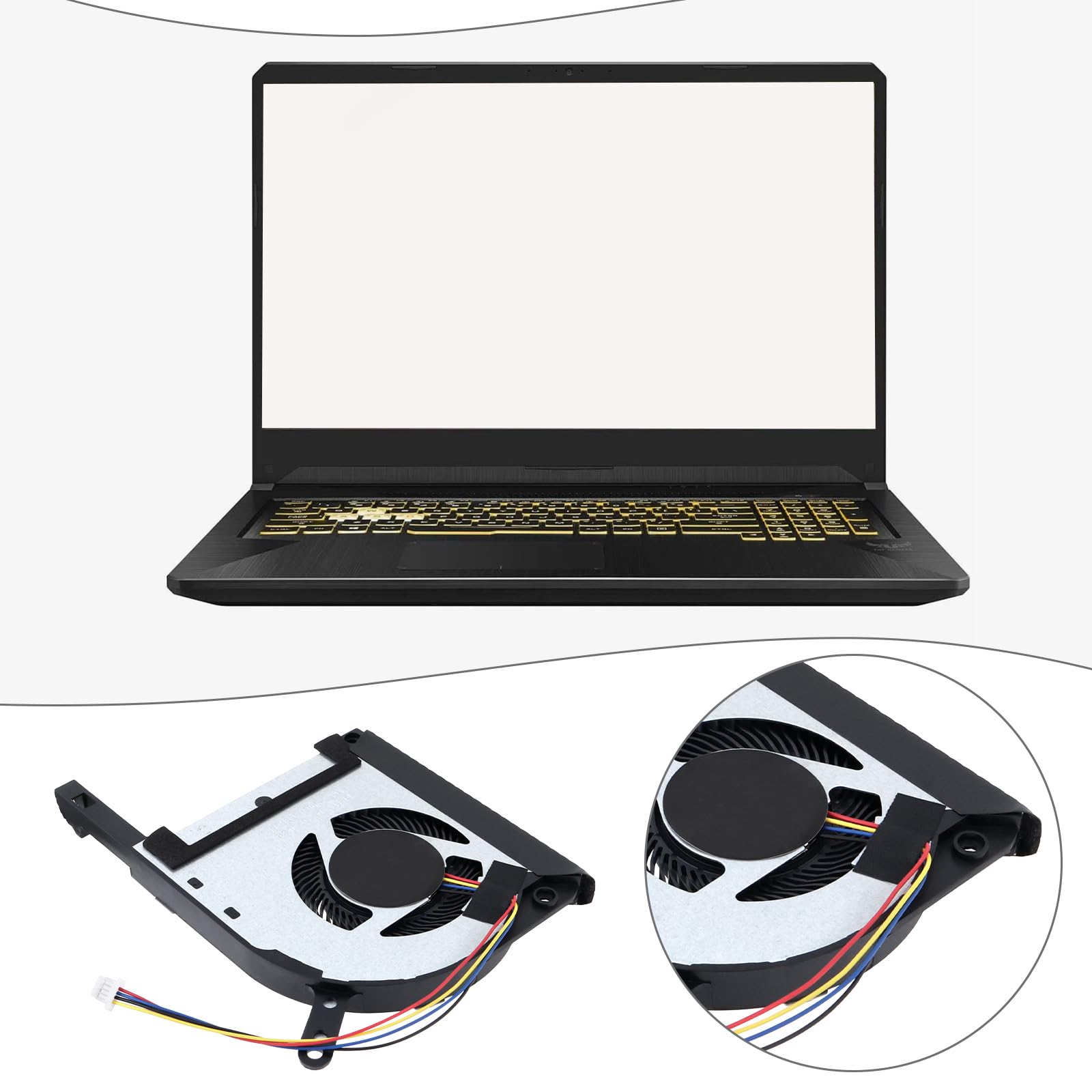 Ventola di raffreddamento per CPU portatile per Hp 819000-001