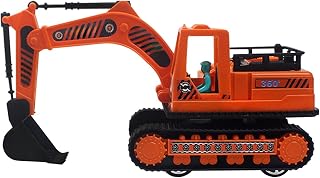 Construction Excavator Toy Kid Toys Engineering Digger Truck, Toy Cars for 3 4 6 7 8 Year Old Boys Girls, Educational Toys for Kids & Children Christmas Birthday Gifts