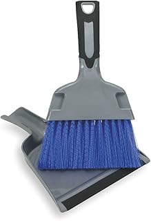 Tough Guy Hand Held Dust Pan, Black, Polypropylene, Silver