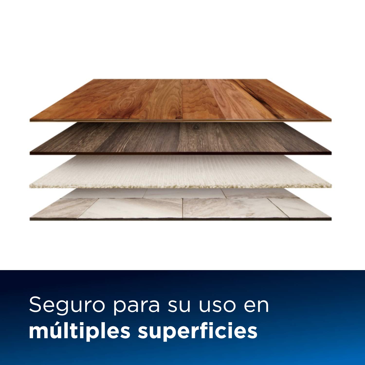 BISSELL Solución Multisuperficie para Suelos 1 L Pack de 6 3932 | Para suelos laminados, baldosas y alfombras, aroma brisa primaveral, ideal para CrossWave, SpinWave y HydroWave