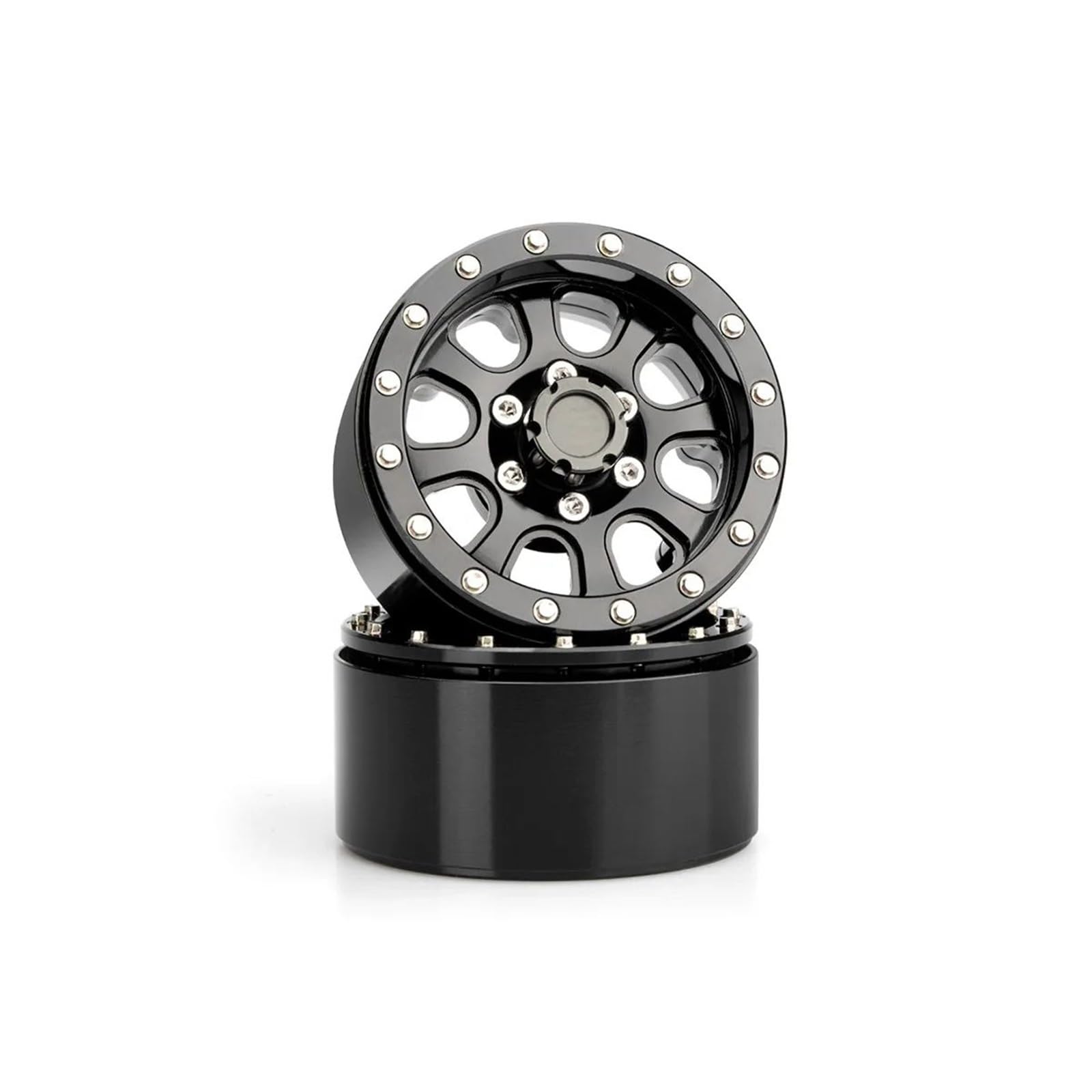 Modèles Améliorations RC pour Traxxas pour TRX4 pour TRX6 pour Axial pour SCX10 II III pour Wraith 1/10 RC Pièces Mise À Niveau Voiture Aluminium Beadlock 2. "Jante Roue