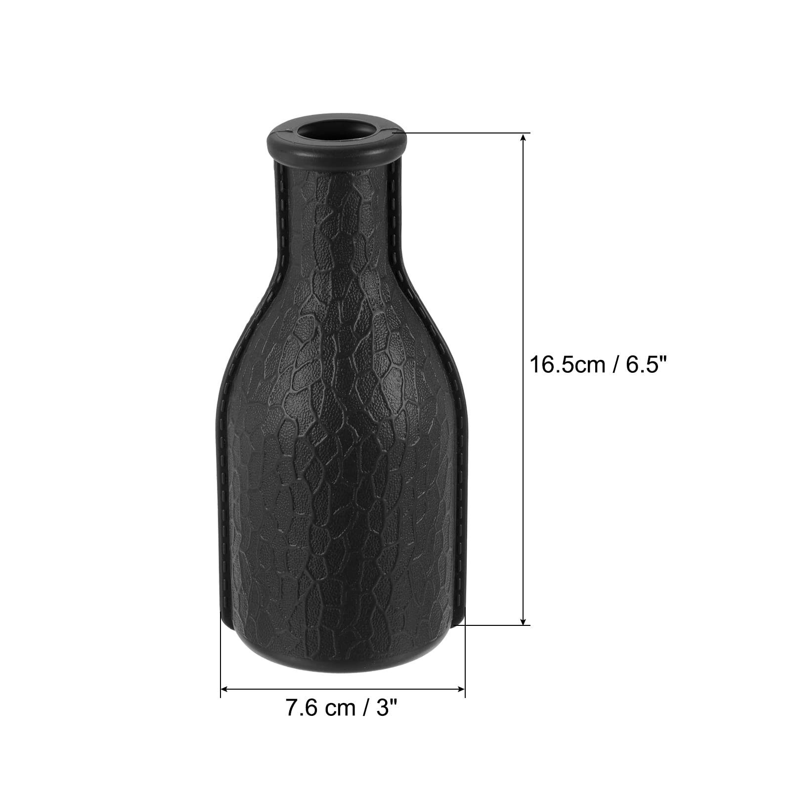 PATIKIL Billiard Kelly Pool Shaker Bottle Plastic with 16 Numbered Tally Balls Peas, Black - Image 2