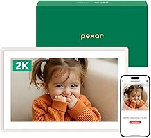 Pexar by Lexar WiFi Digital Picture Frame 11  | Yahoo Tech Best Tested Frame 2025 | 2K Resolution Ultimate Clarity, Anti-Glare Touch Stunning Screen for Gifting, Share Photos/Videos via APP, Sand