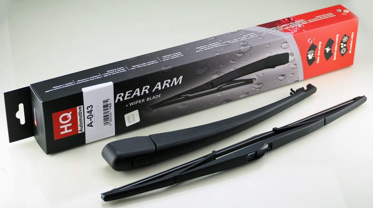 HQ AUTOMOTIVE Dedicated Rear Car Wiper Blade Arm HQ A-043 Fit Peugeot 207 Hatchback 2006-2012, 207+