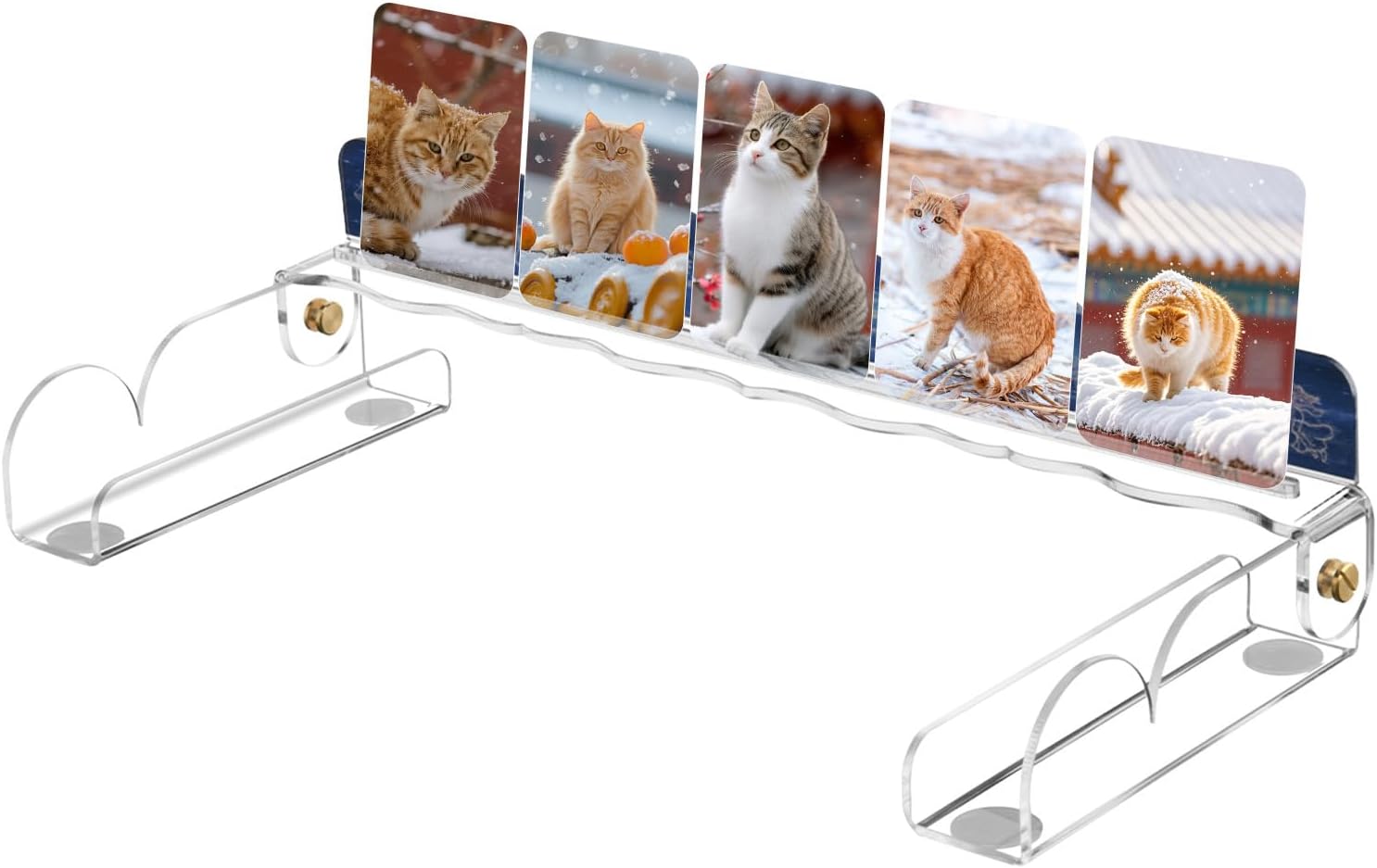 Tarot Card Holder Stand – Acrylic Display | Acrylic Divination Tray and Tarot Card Stand for Desk Altar, Stable Cards Display for Meditation, Fortune Telling, Spiritual Practice At Home, Travel