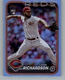 2024 Topps Rainbow Foil #517 Lyon Richardson RC Rookie Cincinnati Reds MLB Baseball Trading Card
