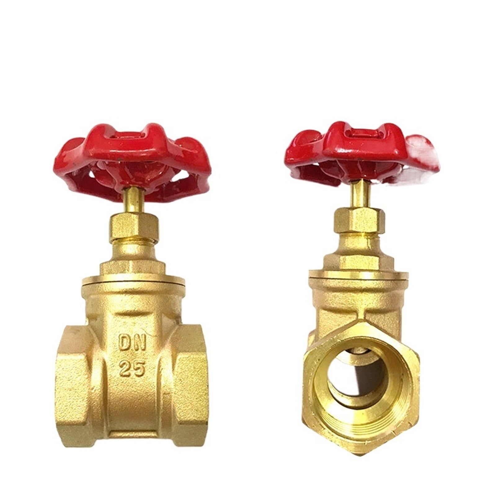 Válvula de control 1/2 "3/4" 1 "2" 3 "4" válvula de compuerta de latón válvula de conmutación válvula de agua válvula de de rosca interna para un control preciso(4")