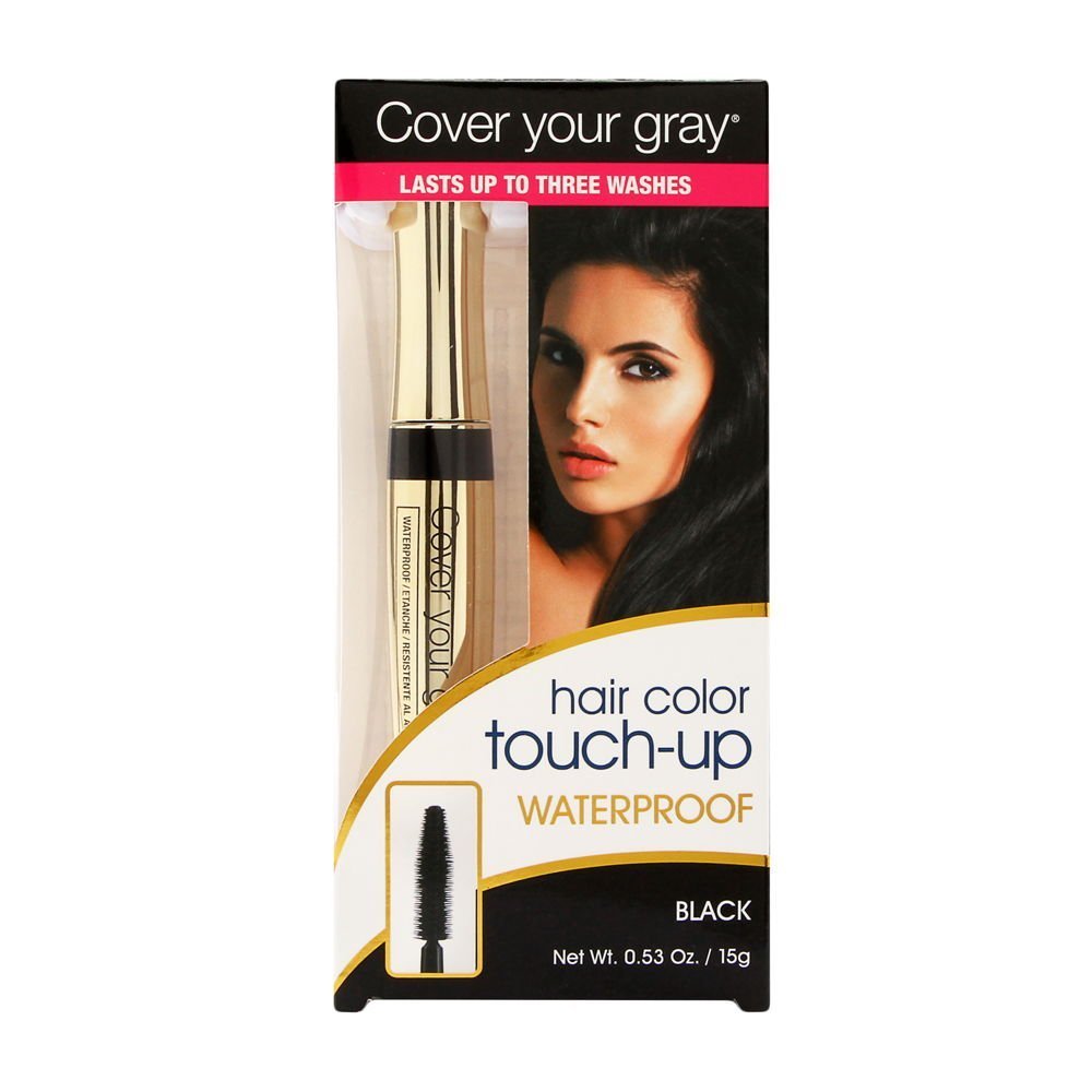 Cover Your Gray Waterproof Brush-in Wand - Black : Beauty & Personal Care
