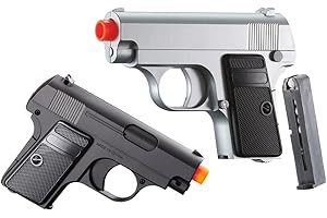 Lightweight 250 FPS Dual Airsoft Spring Pistols for Cosplay, Training, Kids, and Beginners