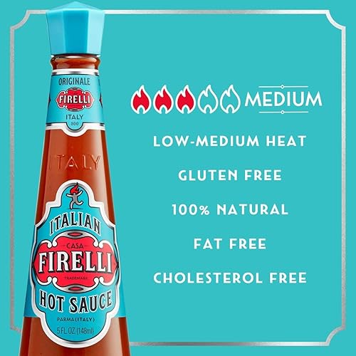 Miniatura 6 de FIRELLI - Salsa picante italiana  Botella de 5 onzas paquete de 1  Patada perfecta para pizza ramen huevos  Gran sabor equilibrado sin gluten keto