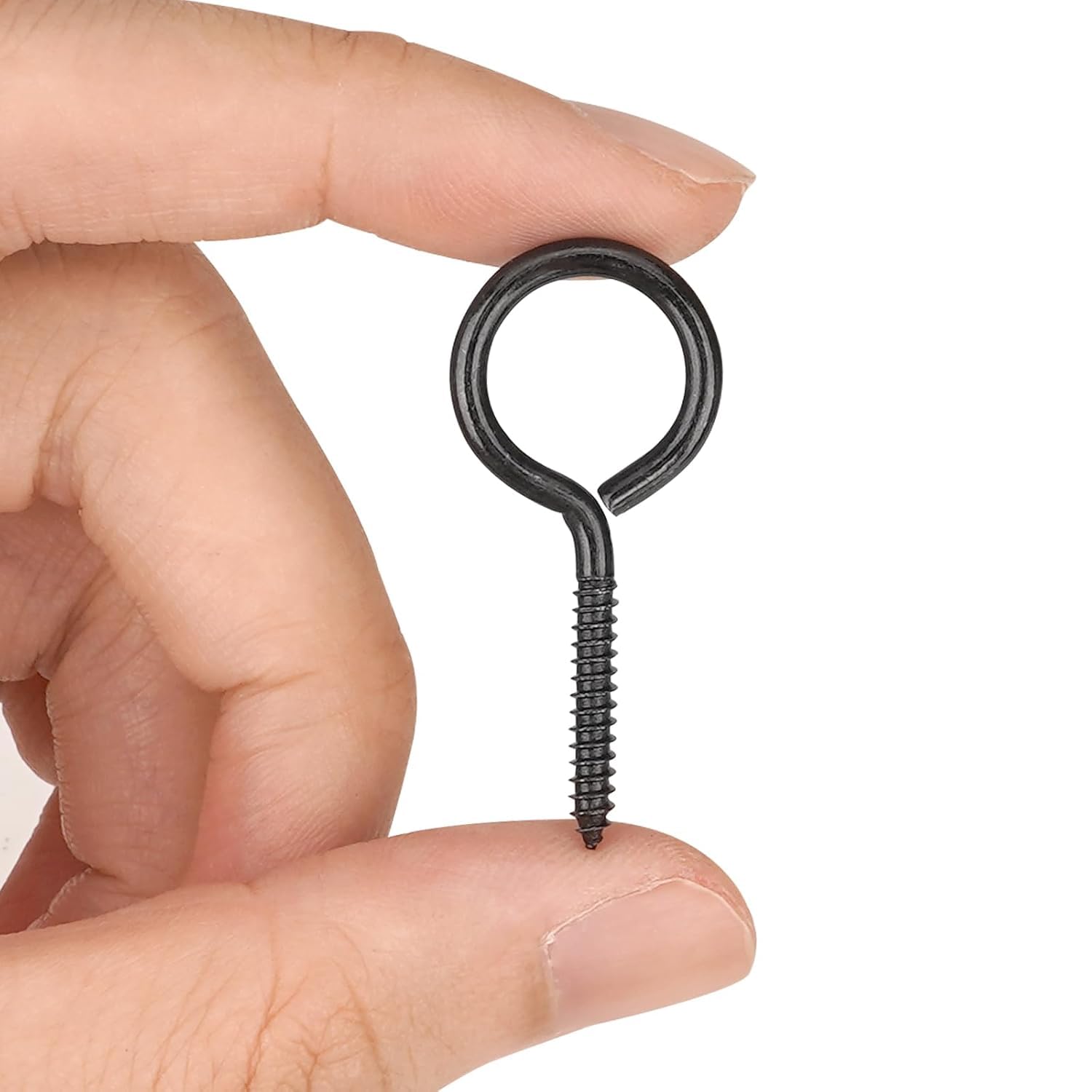 SONASH 50 Pack 1.22 Inches Heavy Duty Metal Screw Hooks for Home & Garden