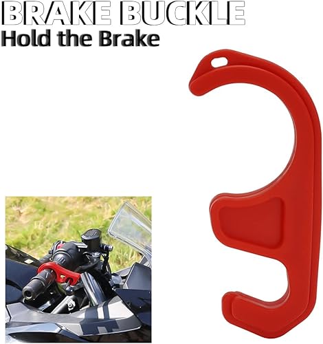 Miniatura 4 de JFG RACING Soporte de rueda trasera y delantera para motocicleta, fácil y portátil, la sexta generación, color rojo