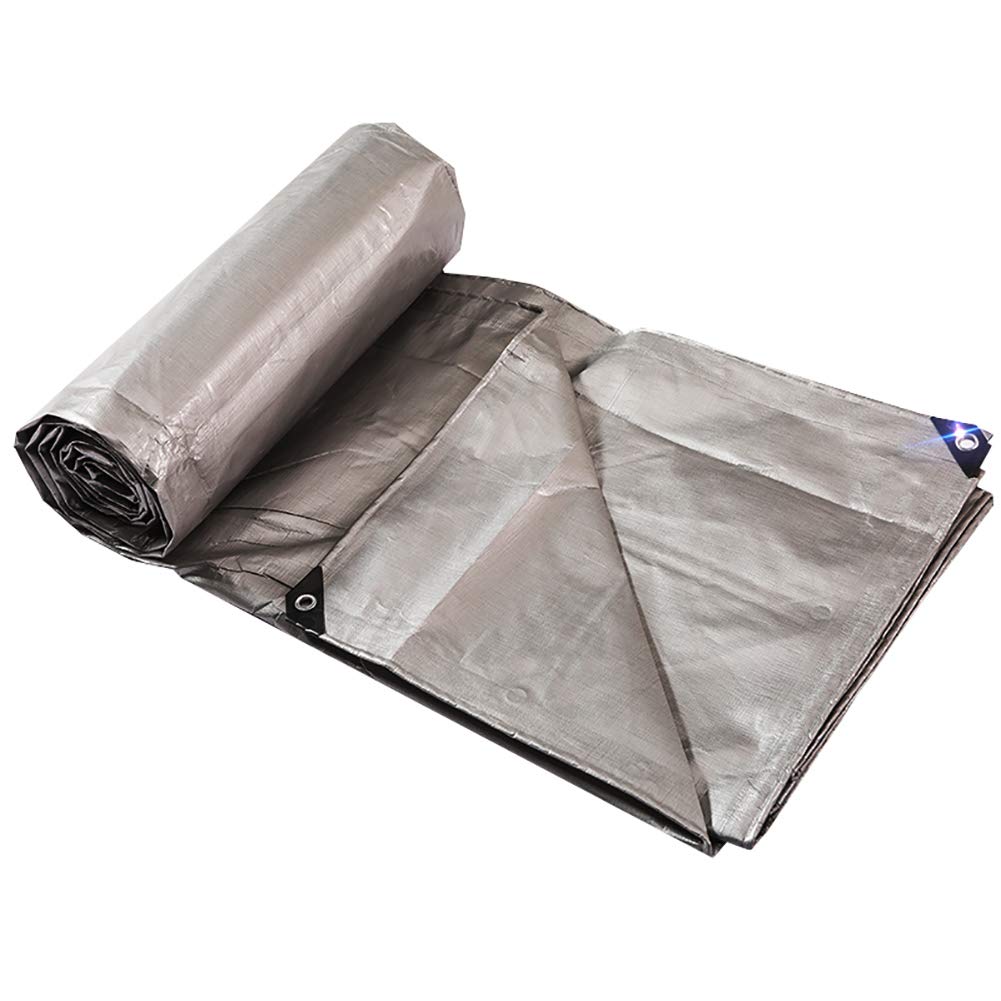 Lxrzls Multi-Purpose Waterproof Outdoor Tarp Dust Sunscreen Tarpaulin Encryption Awning Cloth 220g /m² (Size : 10×10m)