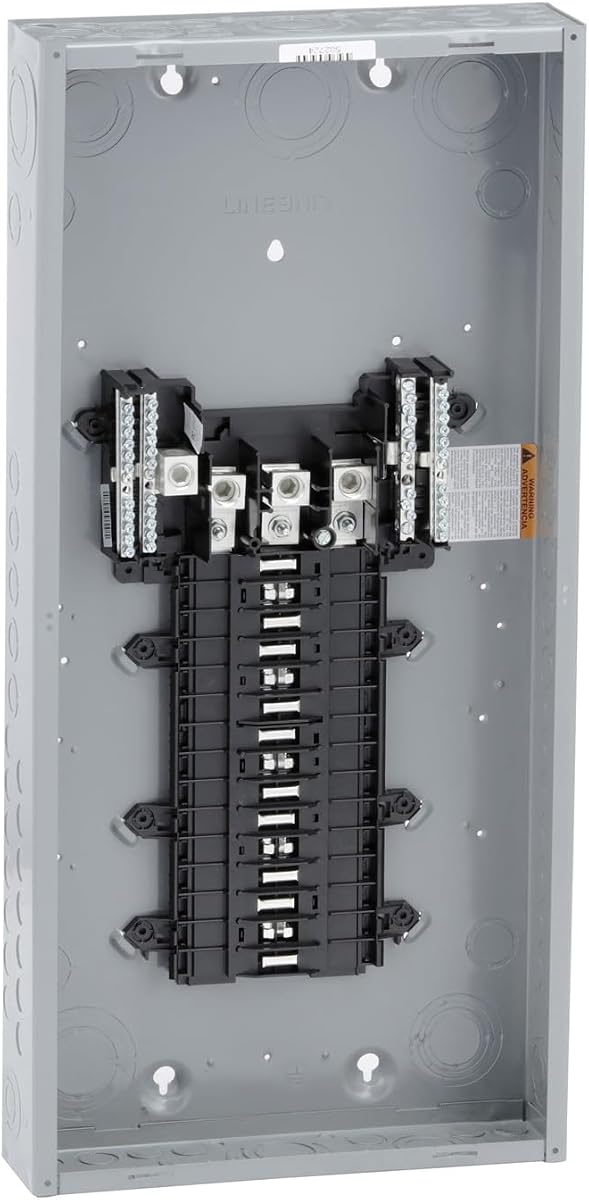 Square D - SQDQO330L200G SQ D QO330L200G Centro de carga 3PH 30CKT M, Negro
