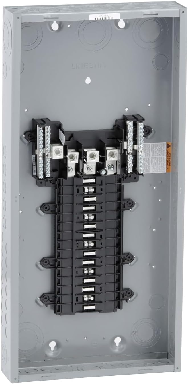 Square D - SQDQO330L200G SQ D QO330L200G Load Center 3PH 30CKT M, Black