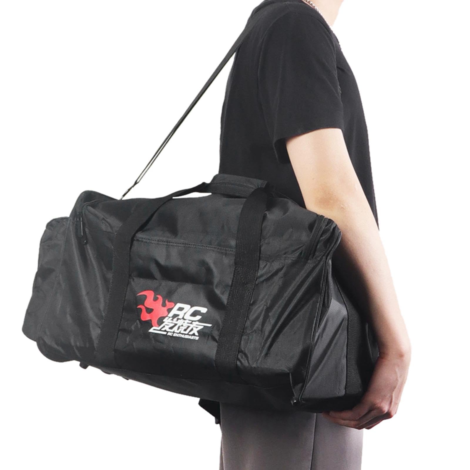 Bolsa RC Car Maletín para Transporte Ligero de Modelo a Control Remoto en Poliéster con Bolsillo Lateral Y Diseño Impermeable Adecuado para Entusiasta, S