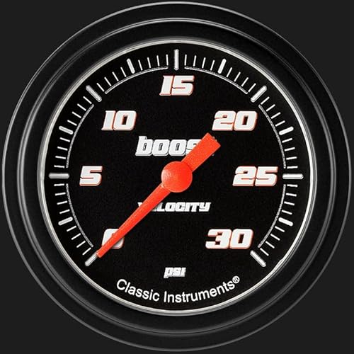 Classic Instruments VS342BBLF Velocity Black 2 5/8