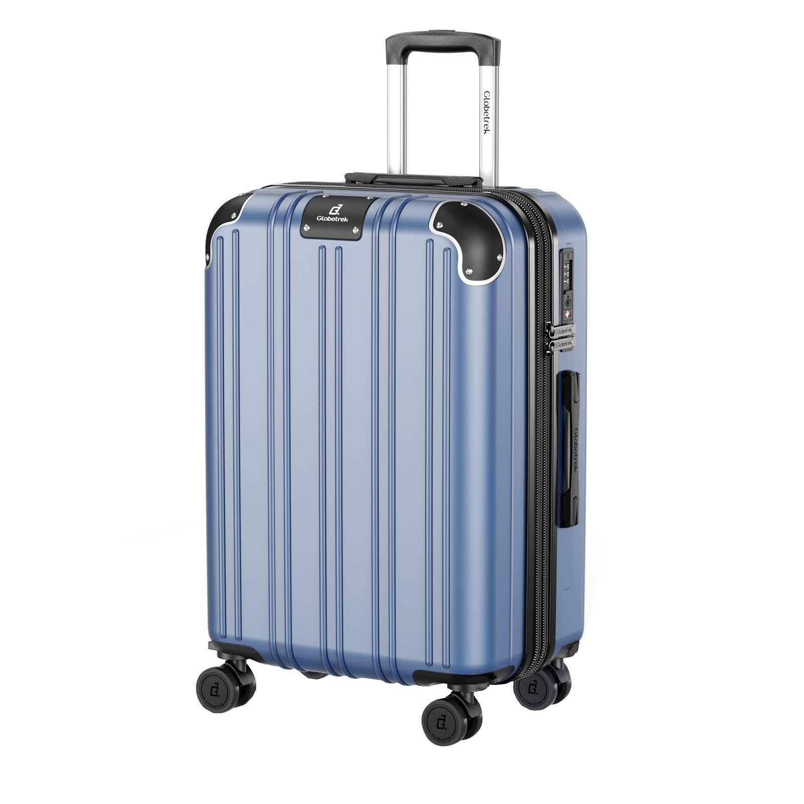 Amazon | [Globetrek] スーツケース Mサイズ 拡張機能付き 60L