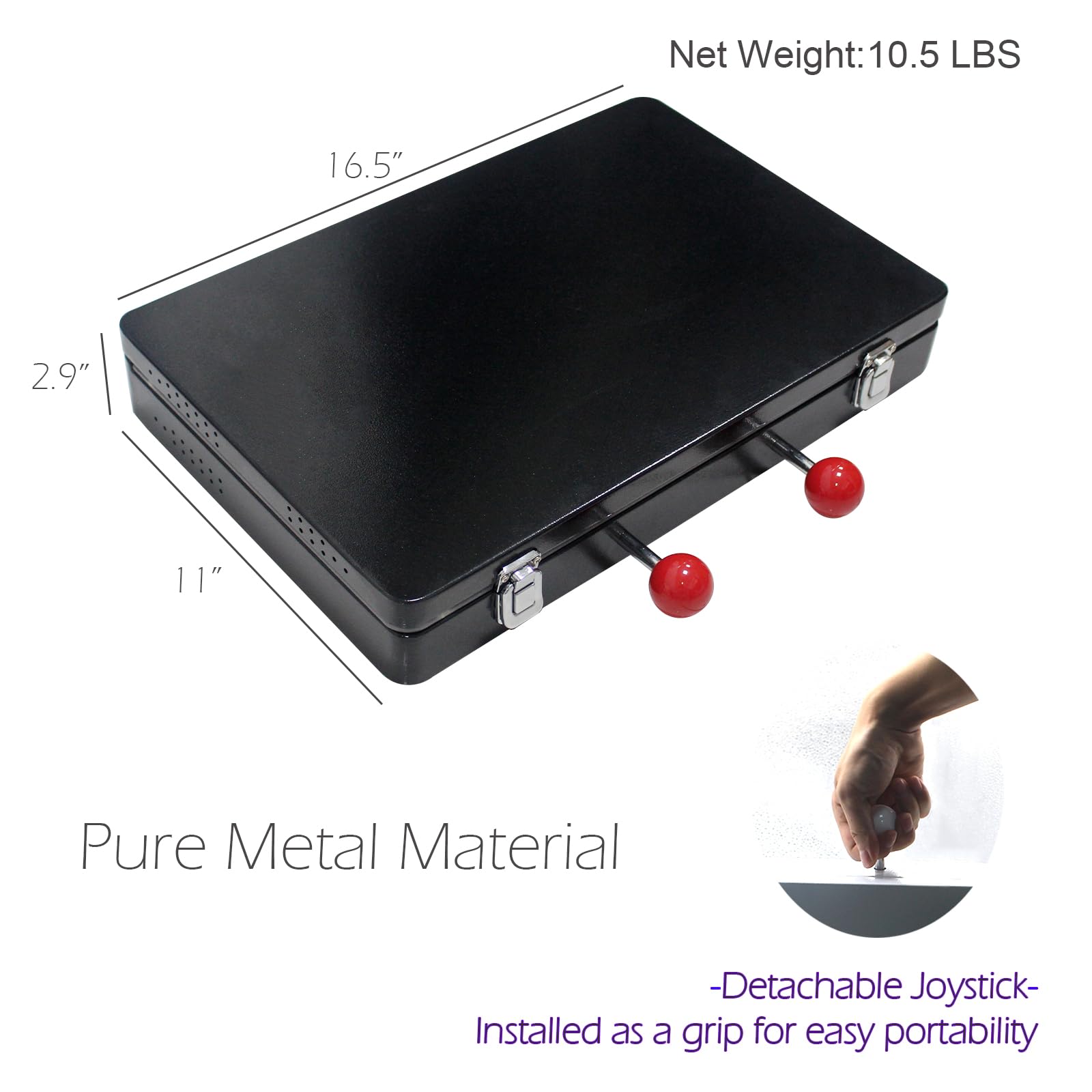 Consola de Juegos de Arcade 3D Portátil 30000 en 1 Caja de Metal, Cuaderno Plegable con Pantalla de 19 Pulgadas Consola de Juegos Electrónica Retro, con Funciones de Búsqueda/Ocultar/Pausar
