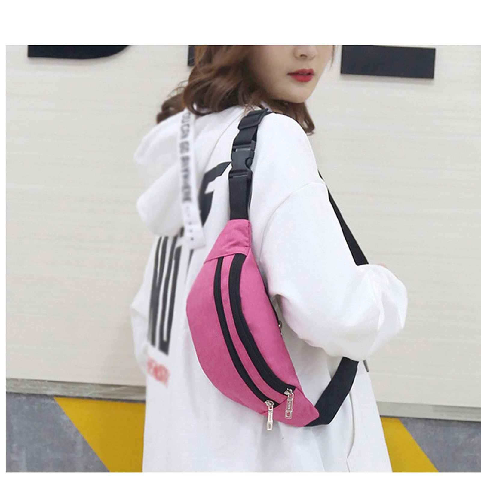 Bum Bag Unisex saszetka nerka duża pojemność torba na klatkę piersiową na co dzień sportowa torba na klatkę piersiową damska sportowa saszetka na telefon saszetki męskie torby crossbody