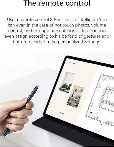 Miniatura 4 de Galaxy Tab S8 Stylus Pen (Con Bluetooth) Reemplazo para Samsung Galaxy Tab S8S8 PlusS8 Ultra Todas las Versiones + TibsNibs (negro)