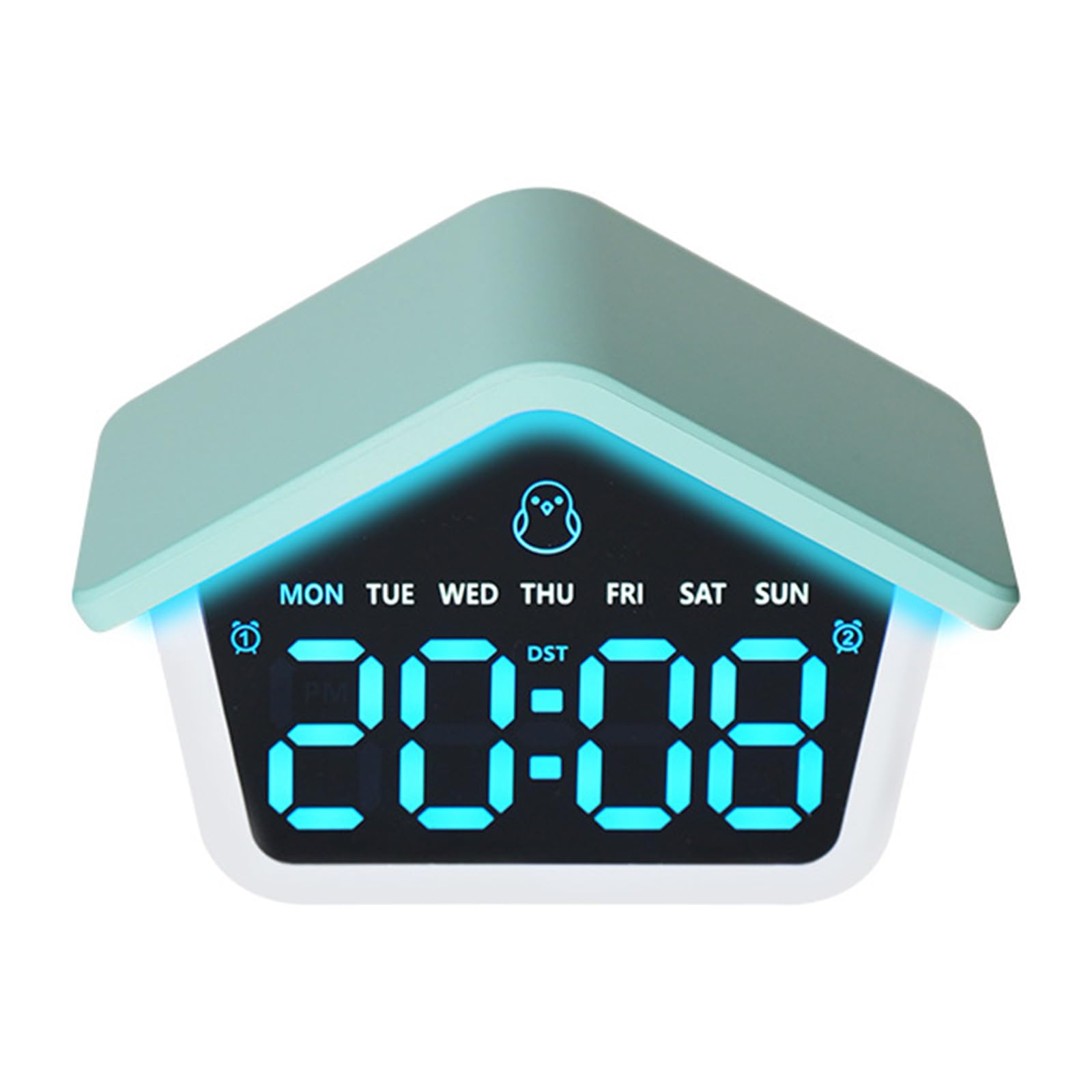 Buxuaaaa LED Digital Alarm Clock with 3 Brightness Dimmer Alarm Sound Electric Desk Clock for Bedroom Living Room Offices Bedside Clocks for Bedroom