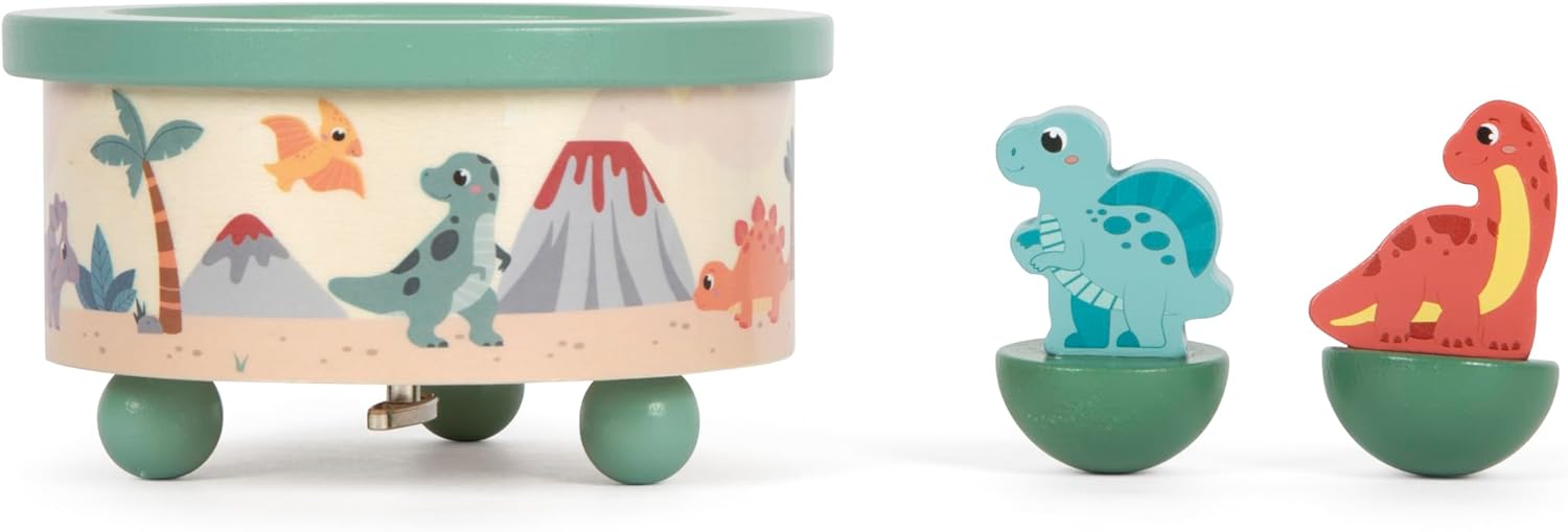 small foot music box "Dino", classic music box made of FSC® 100% certified wood, from 3 years, 12628