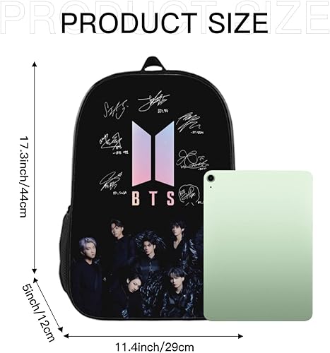 Miniatura 6 de Mochila, mochilas de alta capacidad, adecuadas para hombres, mujeres, niños, niñas, negocios, viajes, escuela, negro 7, talla única