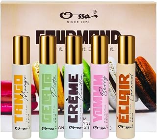 Ossa Gourmand Discovery Set For Men & Women, 5x15ML (75ML) |Tango Mango, Gelato Pista, Creme Vanilla, Yummm Berry, Eclair ... Price In India