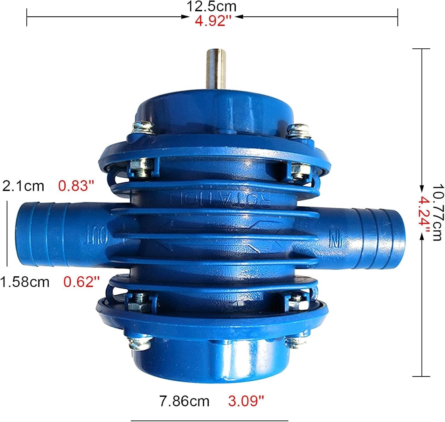 Electric Drill Pump Self-Priming Centrifugal Water Pump Heavy Duty
