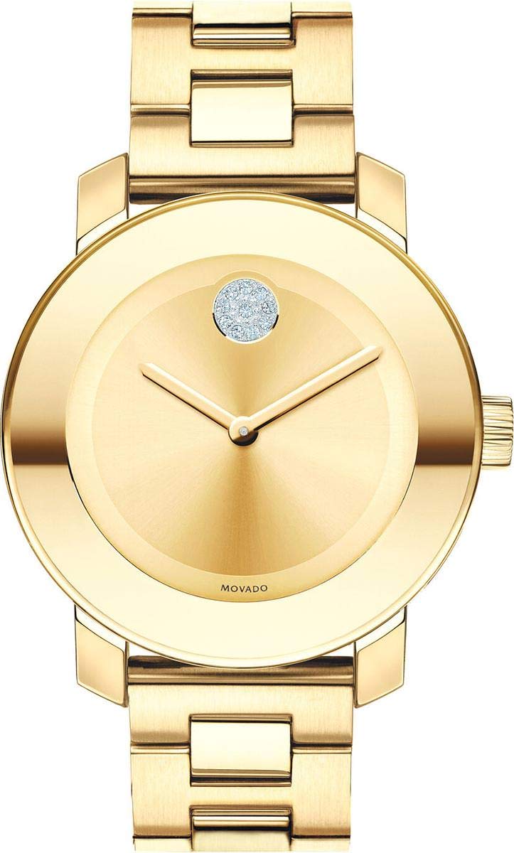 Movado Analog Champagne Dial Womens Watch-3600104.0 (B06WD44TL4) Amazon Price History, Amazon Price Tracker