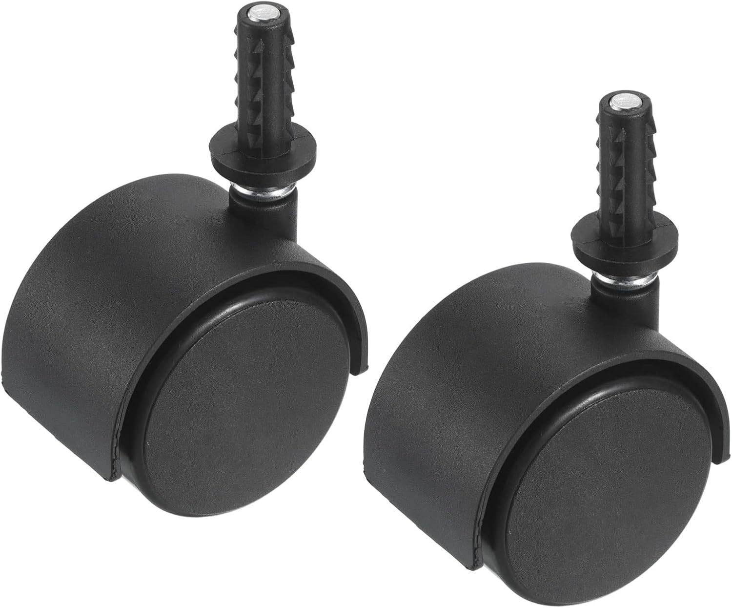 PATIKIL Vacuum Cleaner Front Wheel, 2 Pack Cleaner Nylon Small Universal Wheels Assembly Replacement for Vacuum Cleaner Dryer, Black