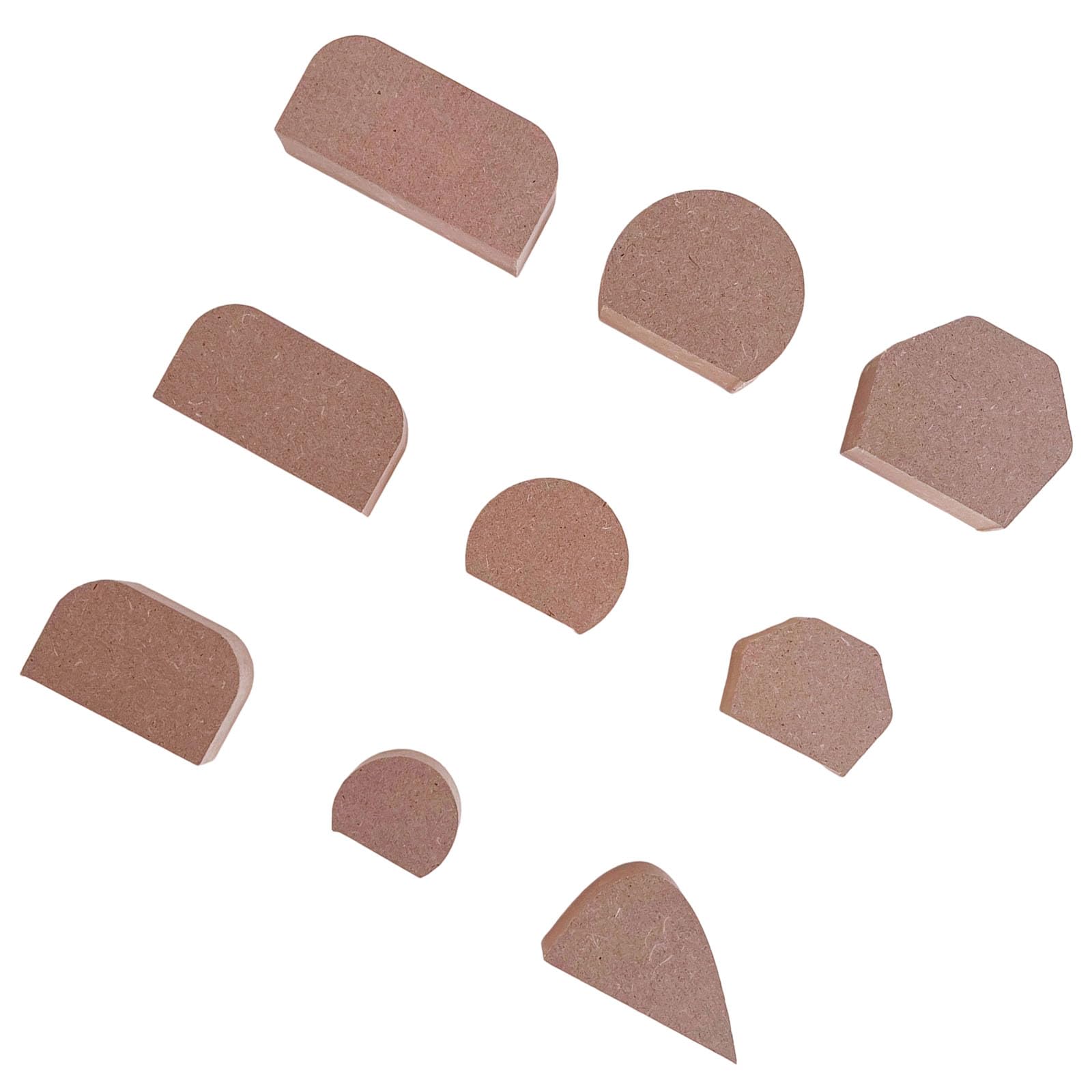 Jazuaiao 9pcs Ceramic Forming Tool Constructed with Density Board for Crafting Projects Home Studios or Workshops Pottery Tool