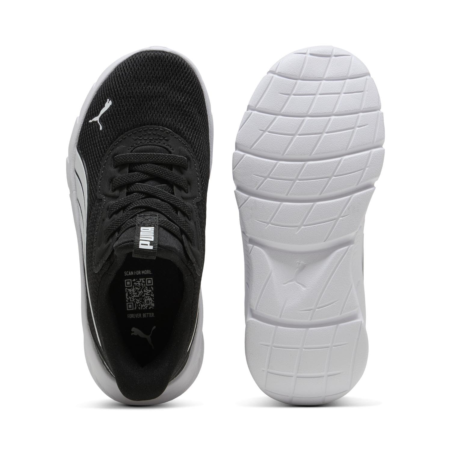 PUMA FLEXFOCUS SLIPTECH PS Sneaker, Nero Bianco, 13 UK Bambino, Nero (Puma Black), Bianco (Puma White), 32 EU