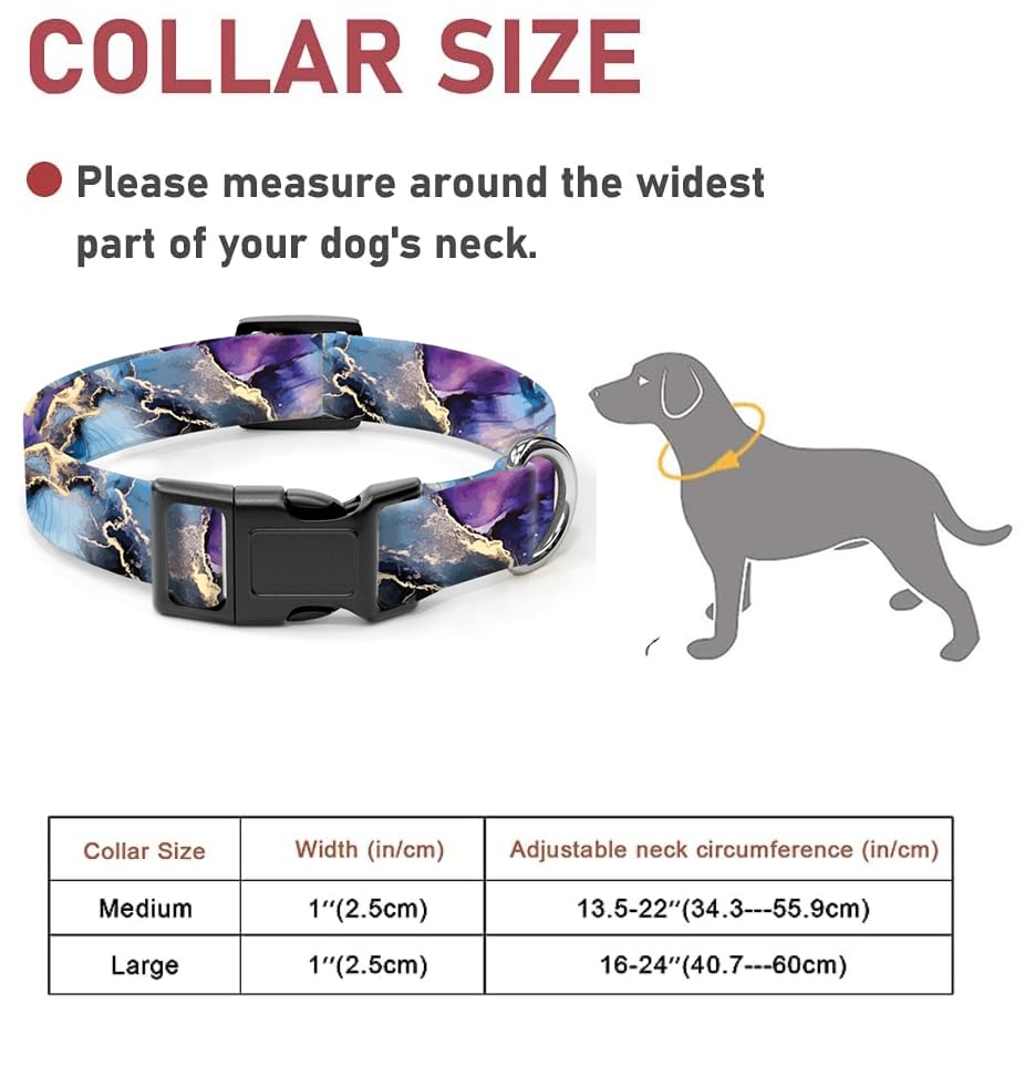 Collar para Perro Ajustable Talla M en Poliéster miniatura 2