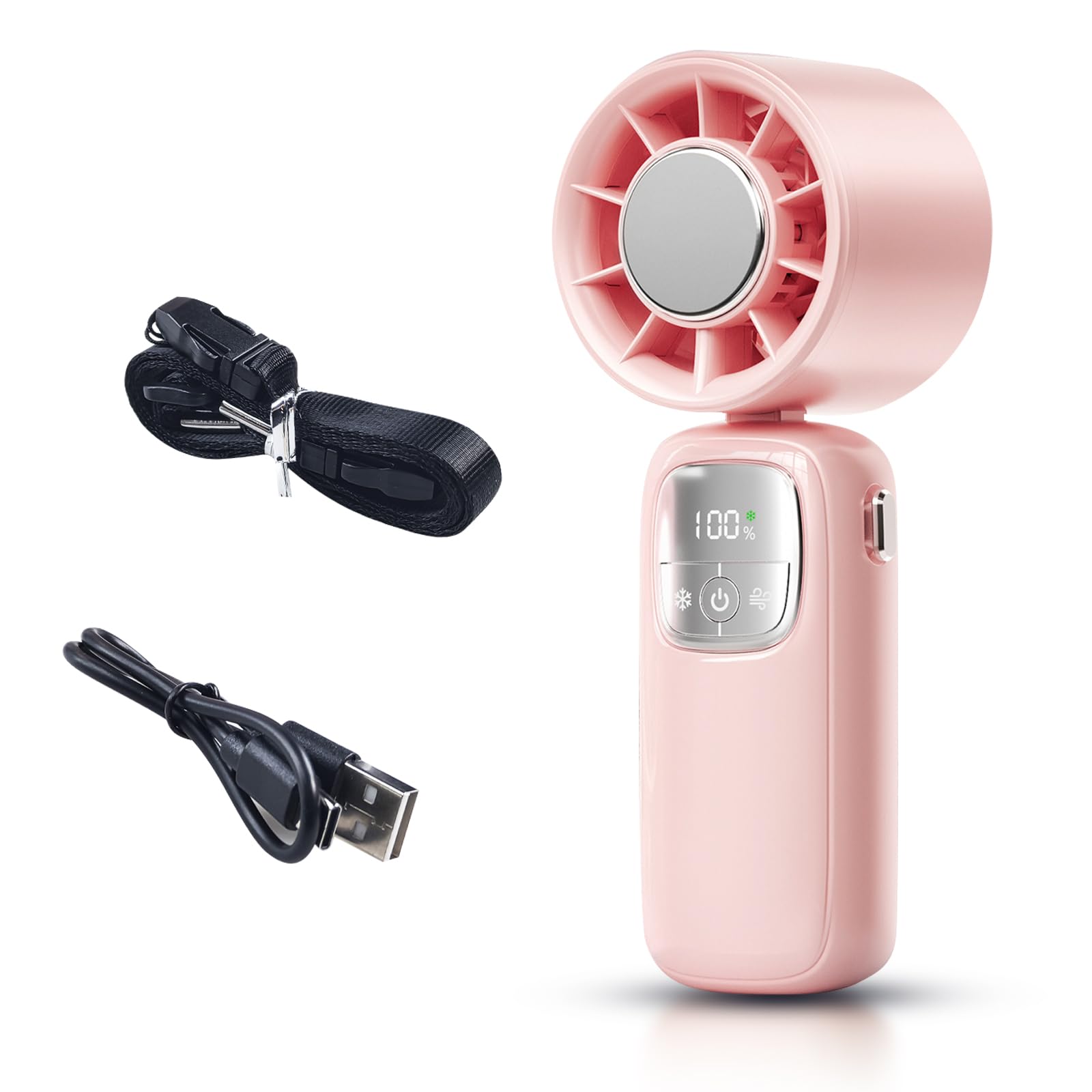 Mini ventilateur turbo haute vitesse contre les coups de chaleur nomades