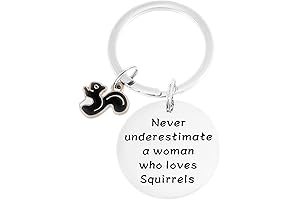 Squirrel Charm: a nutty addition to your keychain collection
