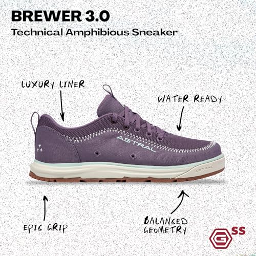 Image of Astral Brewer 3.0 Shoes - Barefoot, Quick-Drying Men's & Women's Sneaker for Casual Wear, Water Sports, Travel, & Hiking