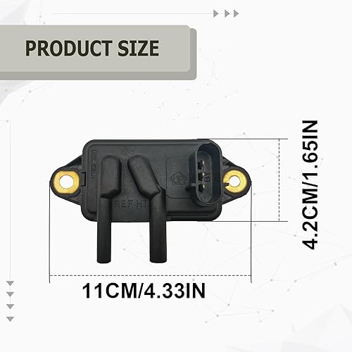 Miniatura 2 de Sensor de retroalimentación de presión de válvula EGR compatible con Ford Lincoln Mazda VP8 1994-2010, Mercury Lincoln Town Car Mazda Truck
