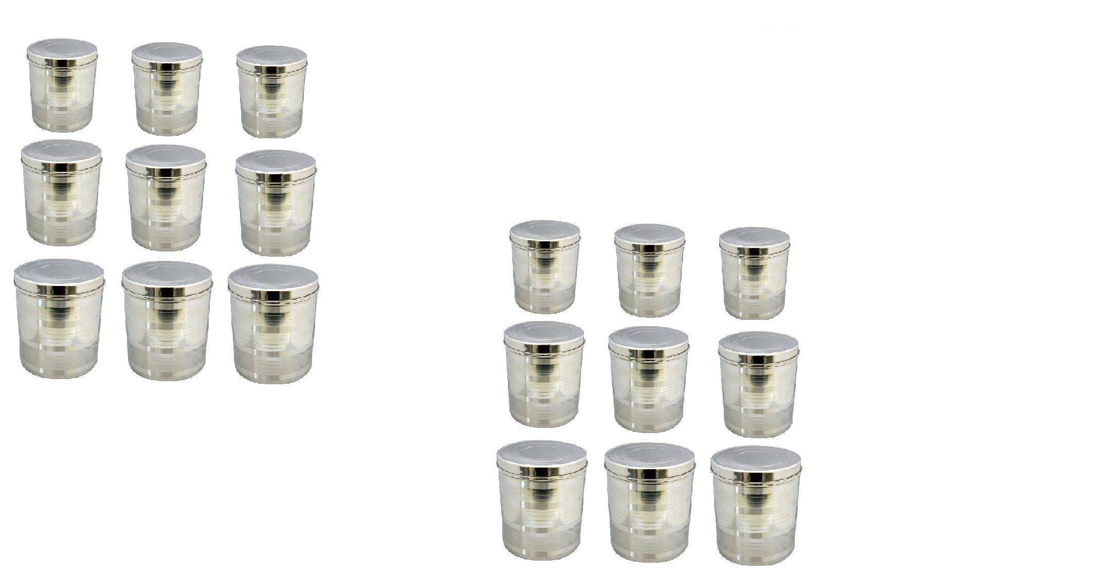 Buy Prego Stainless Steel Deep Dabba/Storage Box 500 ml, 750 ml and