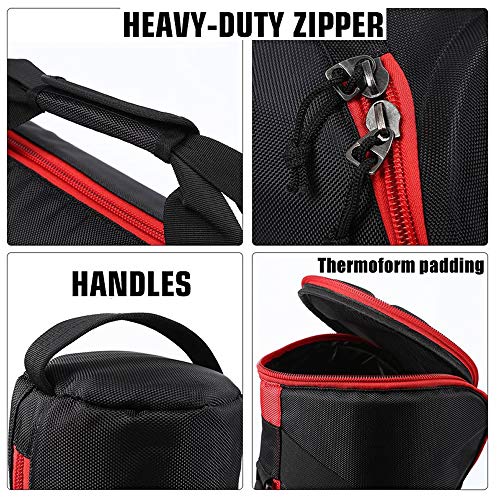 Lefuto 75cm Tripod Carry Bag Light Stand Umbrella Monopod Case, with Zipper Pocket and Shoulder Strap Taperd-Shaped