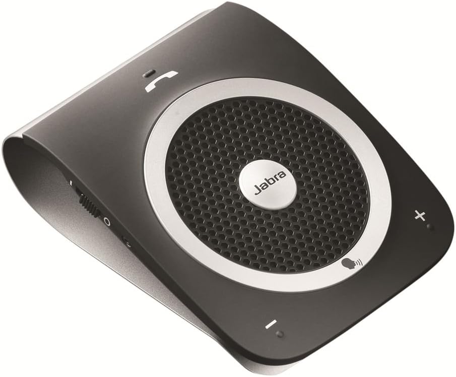Jabra Tour Bluetooth In-Car Speakerphone – Noise Cancelling Hands-Free Microphone and Speaker for Calls, Music Streaming and GPS – Black