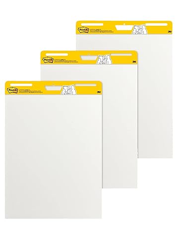 Miniatura 8 de Post-it Almohadilla de caballete de pared súper adhesiva, 25 x 30 pulgadas, 20 hojasbloc, 3 almohadillaspaquete (559VAD20 paquete de 3)