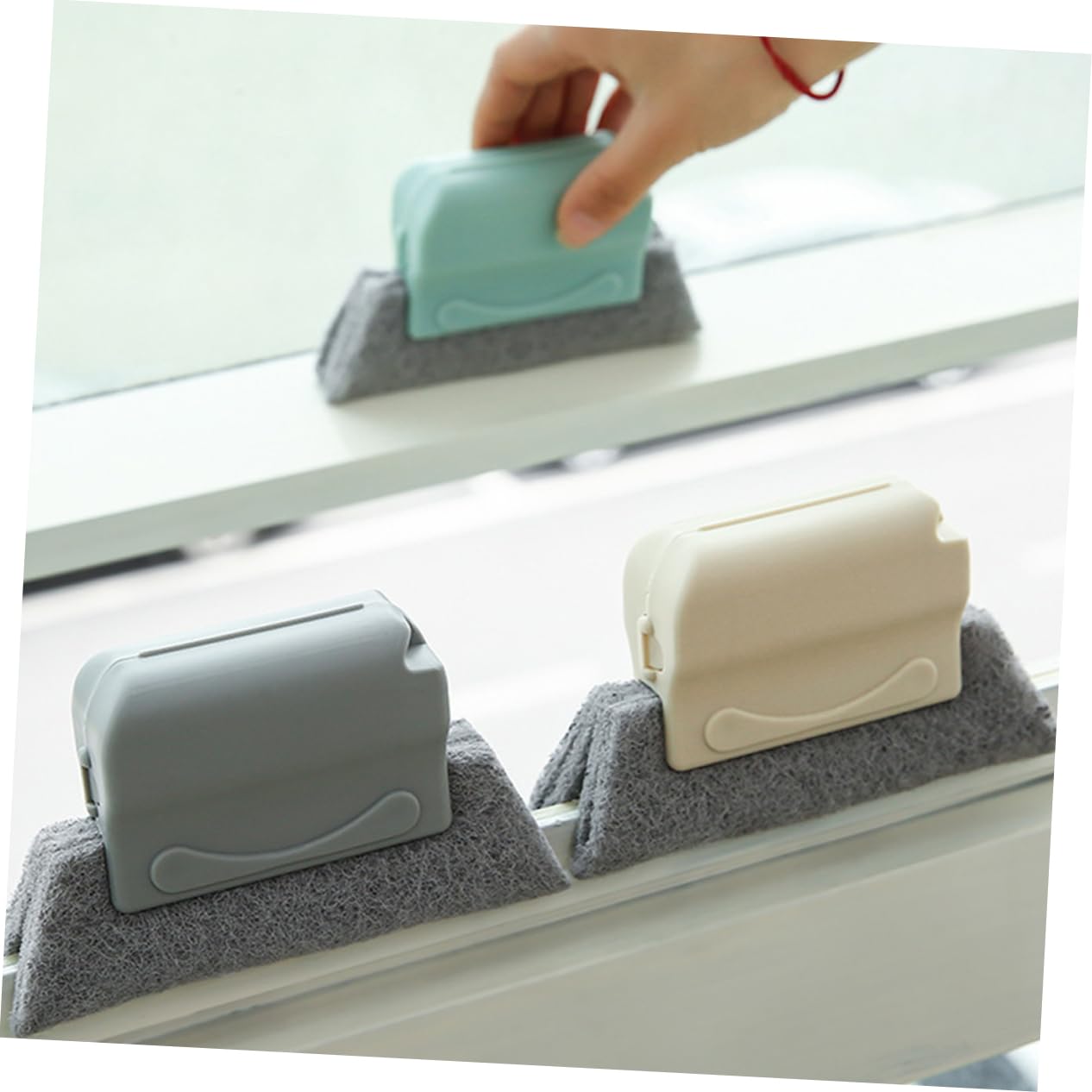 2 Set Spazzole Per Fessure Finestre Multifunzionale Per Scanalature E Gaps Design Compatto E Facile Usare Per Pulizie Domestiche Cucina E Bagno 9 Pezzi*2
