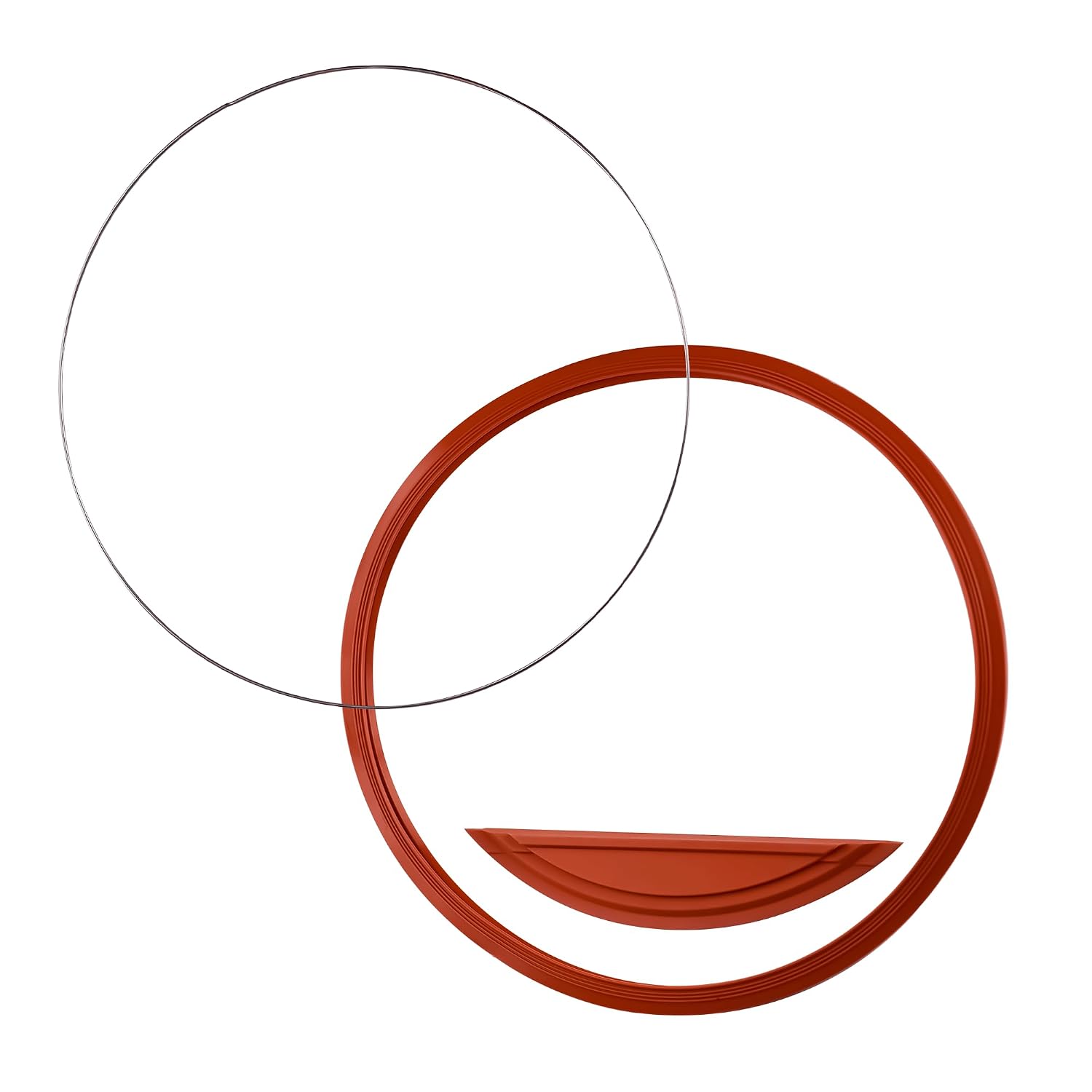 053-0527-00/002-0504-00 Door Gasket Kit Compatible with Midmark M11 and M11D Sterilizers, Fits M11-001 thru-019,M11-020 thru-022,M11D-001 thru-019,M11D-020 thru-022(Door Gasket:12.750"OD)