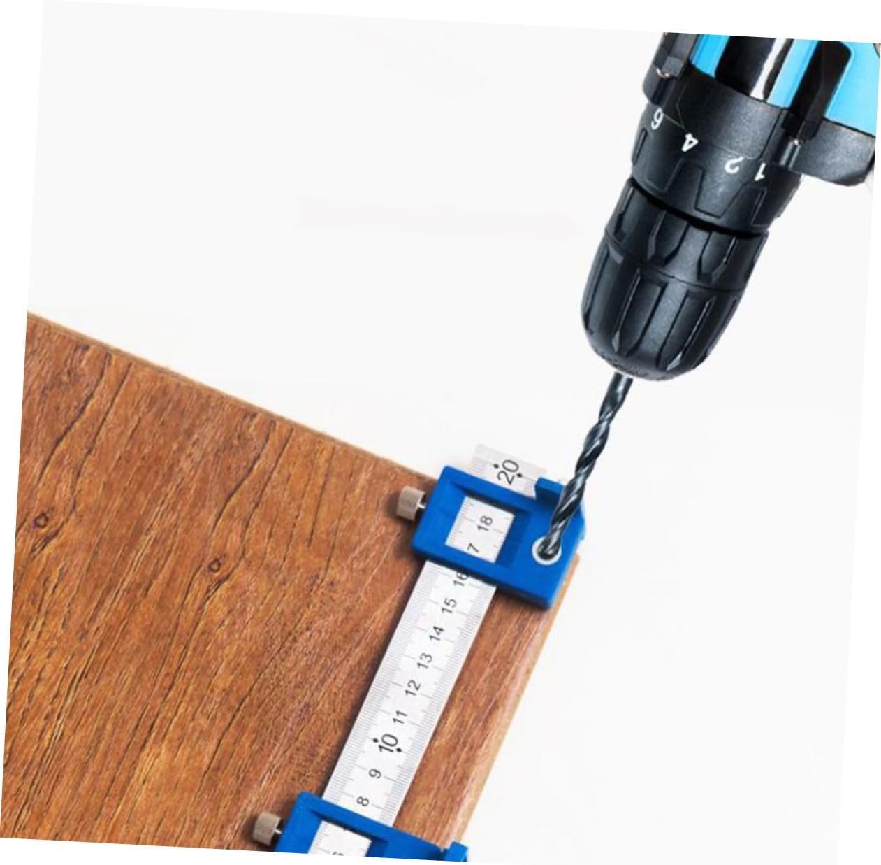 Homoyoyo Woodworking Punching Hand Tool Opening Locator for Cabinet Handles Diy Industrial Use
