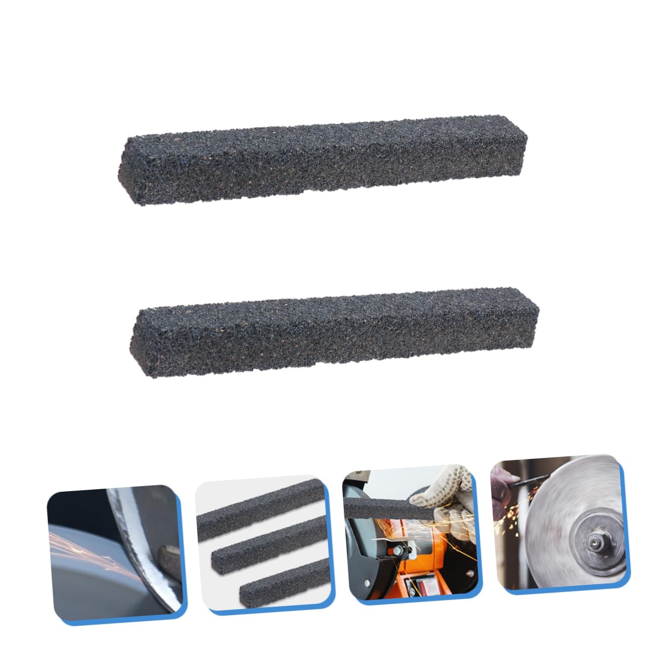 Amosfun 2pcs Grinding Wheel Dressing Stone Coarse Abrasive Dressing Tool for Bench Grinders Compatible Grinding Wheels Easy to Use for Precision Shaping