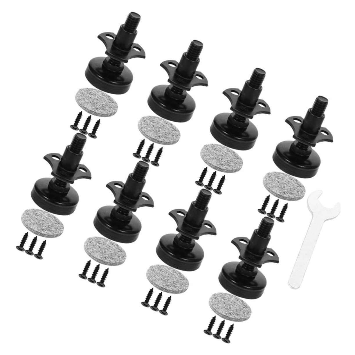Pied de meuble réglable pour stabiliser canapés tables et chaises